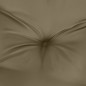 vidaXL Hochlehner-Auflagen 2 Stk. Melange Taupe 120x50x7 cm Stoff vidaXL Hochlehner-Auflagen 2 Stk. Melange Taupe 120x50x7 cm Stoff
