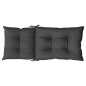 vidaXL Hochlehner-Auflagen 6 Stk. Melange Anthrazit 120x50x7 cm Stoff vidaXL Hochlehner-Auflagen 6 Stk. Melange Anthrazit 120x50x7 cm Stoff