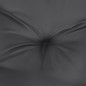 vidaXL Hochlehner-Auflagen 6 Stk. Melange Anthrazit 120x50x7 cm Stoff vidaXL Hochlehner-Auflagen 6 Stk. Melange Anthrazit 120x50x7 cm Stoff