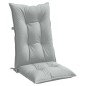 vidaXL Hochlehner-Auflagen 4 Stk. Melange Hellgrau 120x50x7 cm Stoff vidaXL Hochlehner-Auflagen 4 Stk. Melange Hellgrau 120x50x7 cm Stoff