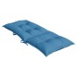 vidaXL Hochlehner-Auflagen 2 Stk. Melange Blau 120x50x7 cm Stoff vidaXL Hochlehner-Auflagen 2 Stk. Melange Blau 120x50x7 cm Stoff