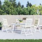 vidaXL Hochlehner-Auflagen 4 Stk. Melange Creme 120x50x7 cm Stoff vidaXL Hochlehner-Auflagen 4 Stk. Melange Creme 120x50x7 cm Stoff