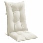 vidaXL Hochlehner-Auflagen 4 Stk. Melange Creme 120x50x7 cm Stoff vidaXL Hochlehner-Auflagen 4 Stk. Melange Creme 120x50x7 cm Stoff