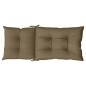 vidaXL Hochlehner-Auflagen 6 Stk. Melange Taupe 120x50x7 cm Stoff vidaXL Hochlehner-Auflagen 6 Stk. Melange Taupe 120x50x7 cm Stoff