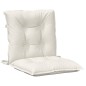 vidaXL Niedriglehner-Auflagen 2 Stk. Melange Creme 100x50x7 cm Stoff vidaXL Niedriglehner-Auflagen 2 Stk. Melange Creme 100x50x7 cm Stoff