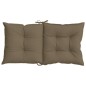 vidaXL Niedriglehner-Auflagen 2 Stk. Melange Taupe 100x50x7 cm Stoff vidaXL Niedriglehner-Auflagen 2 Stk. Melange Taupe 100x50x7 cm Stoff