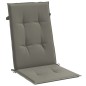 vidaXL Hochlehner-Auflagen 2 Stk. Melange Dunkelgrau 120x50x4 cm Stoff vidaXL Hochlehner-Auflagen 2 Stk. Melange Dunkelgrau 120x50x4 cm Stoff