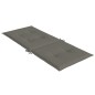 vidaXL Hochlehner-Auflagen 6 Stk. Melange Dunkelgrau 120x50x4 cm Stoff vidaXL Hochlehner-Auflagen 6 Stk. Melange Dunkelgrau 120x50x4 cm Stoff