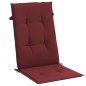 vidaXL Hochlehner-Auflagen 6 Stk. Melange Weinrot 120x50x4 cm Stoff vidaXL Hochlehner-Auflagen 6 Stk. Melange Weinrot 120x50x4 cm Stoff