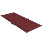vidaXL Hochlehner-Auflagen 6 Stk. Melange Weinrot 120x50x4 cm Stoff vidaXL Hochlehner-Auflagen 6 Stk. Melange Weinrot 120x50x4 cm Stoff