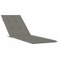 vidaXL Liegestuhl-Auflage Melange Dunkelgrau (75+105)x50x3 cm Stoff vidaXL Liegestuhl-Auflage Melange Dunkelgrau (75+105)x50x3 cm Stoff