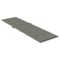 vidaXL Liegestuhl-Auflage Melange Dunkelgrau (75+105)x50x3 cm Stoff vidaXL Liegestuhl-Auflage Melange Dunkelgrau (75+105)x50x3 cm Stoff