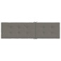 vidaXL Liegestuhl-Auflage Melange Dunkelgrau (75+105)x50x3 cm Stoff vidaXL Liegestuhl-Auflage Melange Dunkelgrau (75+105)x50x3 cm Stoff