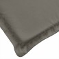 vidaXL Liegestuhl-Auflage Melange Dunkelgrau (75+105)x50x3 cm Stoff vidaXL Liegestuhl-Auflage Melange Dunkelgrau (75+105)x50x3 cm Stoff