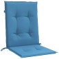 vidaXL Niedriglehner-Auflagen 2 Stk. Melange Blau 100x50x4 cm Stoff vidaXL Niedriglehner-Auflagen 2 Stk. Melange Blau 100x50x4 cm Stoff