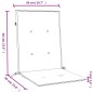 vidaXL Niedriglehner-Auflagen 2 Stk. Melange Blau 100x50x4 cm Stoff vidaXL Niedriglehner-Auflagen 2 Stk. Melange Blau 100x50x4 cm Stoff
