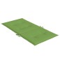 vidaXL Niedriglehner-Auflagen 2 Stk. Melange Grün 100x50x4 cm Stoff vidaXL Niedriglehner-Auflagen 2 Stk. Melange Grün 100x50x4 cm Stoff