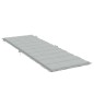 vidaXL Sonnenliegen-Auflage Melange Hellgrau 186x58x3 cm Stoff vidaXL Sonnenliegen-Auflage Melange Hellgrau 186x58x3 cm Stoff