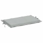 vidaXL Sonnenliegen-Auflage Melange Hellgrau 186x58x3 cm Stoff vidaXL Sonnenliegen-Auflage Melange Hellgrau 186x58x3 cm Stoff