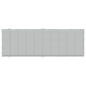 vidaXL Sonnenliegen-Auflage Melange Hellgrau 186x58x3 cm Stoff vidaXL Sonnenliegen-Auflage Melange Hellgrau 186x58x3 cm Stoff