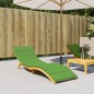vidaXL Sonnenliegen-Auflage Melange Grün 200x70x4 cm Stoff vidaXL Sonnenliegen-Auflage Melange Grün 200x70x4 cm Stoff