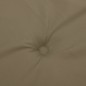 vidaXL Niedriglehner-Auflagen 2 Stk. Melange Taupe 100x50x4 cm Stoff vidaXL Niedriglehner-Auflagen 2 Stk. Melange Taupe 100x50x4 cm Stoff
