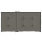 vidaXL Niedriglehner-Auflagen 2 Stk. Dunkelgrau 100x50x4 cm Stoff vidaXL Niedriglehner-Auflagen 2 Stk. Dunkelgrau 100x50x4 cm Stoff