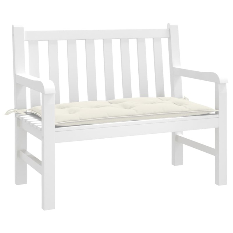 vidaXL Gartenbank-Auflage Melange Creme 100x50x7 cm Stoff vidaXL Gartenbank-Auflage Melange Creme 100x50x7 cm Stoff