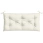 vidaXL Gartenbank-Auflage Melange Creme 100x50x7 cm Stoff vidaXL Gartenbank-Auflage Melange Creme 100x50x7 cm Stoff