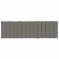 vidaXL Sonnenliegen-Auflage Melange Dunkelgrau 200x60x4 cm Stoff