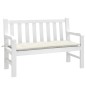vidaXL Gartenbank-Auflage Melange Creme 120x50x7 cm Stoff vidaXL Gartenbank-Auflage Melange Creme 120x50x7 cm Stoff