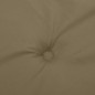 vidaXL Liegestuhl-Auflage Melange Taupe (75+105)x50x3 cm Stoff vidaXL Liegestuhl-Auflage Melange Taupe (75+105)x50x3 cm Stoff