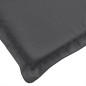 vidaXL Sonnenliegen-Auflage Melange Anthrazit 200x50x4 cm Stoff vidaXL Sonnenliegen-Auflage Melange Anthrazit 200x50x4 cm Stoff