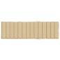 vidaXL Sonnenliegen-Auflage Melange Beige 200x60x4 cm Stoff vidaXL Sonnenliegen-Auflage Melange Beige 200x60x4 cm Stoff