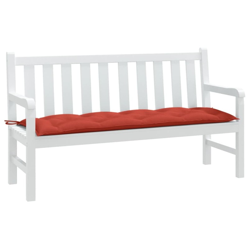 vidaXL Gartenbank-Auflage Melange Rot 150x50x7 cm Stoff vidaXL Gartenbank-Auflage Melange Rot 150x50x7 cm Stoff