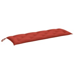 vidaXL Gartenbank-Auflage Melange Rot 150x50x7 cm Stoff