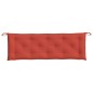 vidaXL Gartenbank-Auflage Melange Rot 150x50x7 cm Stoff vidaXL Gartenbank-Auflage Melange Rot 150x50x7 cm Stoff