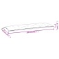 vidaXL Gartenbank-Auflage Melange Rot 150x50x7 cm Stoff vidaXL Gartenbank-Auflage Melange Rot 150x50x7 cm Stoff