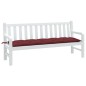 vidaXL Gartenbank-Auflage Melange Weinrot 180x50x7 cm Stoff vidaXL Gartenbank-Auflage Melange Weinrot 180x50x7 cm Stoff