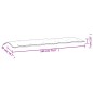 vidaXL Gartenbank-Auflage Melange Weinrot 180x50x7 cm Stoff vidaXL Gartenbank-Auflage Melange Weinrot 180x50x7 cm Stoff
