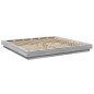 vidaXL Bettgestell mit LED Grau Sonoma 180x200 cm Holzwerkstoff vidaXL Bettgestell mit LED Grau Sonoma 180x200 cm Holzwerkstoff
