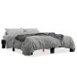 vidaXL Bettgestell Schwarz 150x200 cm Holzwerkstoff und Metall vidaXL Bettgestell Schwarz 150x200 cm Holzwerkstoff und Metall