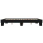 vidaXL Bettgestell Schwarz 150x200 cm Holzwerkstoff und Metall vidaXL Bettgestell Schwarz 150x200 cm Holzwerkstoff und Metall