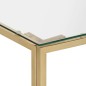 vidaXL Couchtisch Golden Edelstahl und Hartglas vidaXL Couchtisch Golden Edelstahl und Hartglas