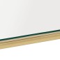 vidaXL Couchtisch Golden Edelstahl und Hartglas vidaXL Couchtisch Golden Edelstahl und Hartglas