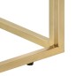vidaXL Couchtisch Golden Edelstahl und Hartglas vidaXL Couchtisch Golden Edelstahl und Hartglas