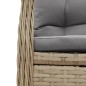 vidaXL 9-tlg. Garten-Essgruppe mit Kissen Beige Poly Rattan vidaXL 9-tlg. Garten-Essgruppe mit Kissen Beige Poly Rattan