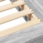 vidaXL Bettgestell Grau Sonoma 120x190 cm Holzwerkstoff vidaXL Bettgestell Grau Sonoma 120x190 cm Holzwerkstoff