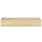 vidaXL Bettgestell ohne Matratze Sonoma-Eiche 75x190 cm Holzwerkstoff vidaXL Bettgestell ohne Matratze Sonoma-Eiche 75x190 cm Holzwerkstoff