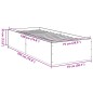 vidaXL Bettgestell ohne Matratze Sonoma-Eiche 75x190 cm Holzwerkstoff vidaXL Bettgestell ohne Matratze Sonoma-Eiche 75x190 cm Holzwerkstoff